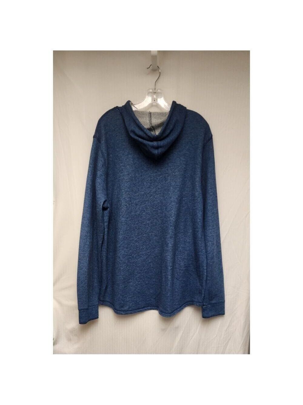Levi's Strauss Blue Long Sleeve Hooded Pullover Sweatshirt Size XL - Picture 4 of 7